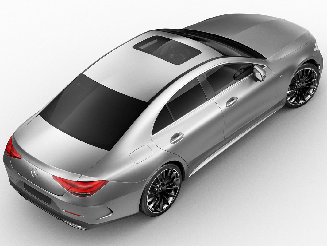 奔驰CLS 2019 AMG小汽车外观设计3D模型素材 Mercedes CLS AMG 2019 Edition 3D Model_img_2