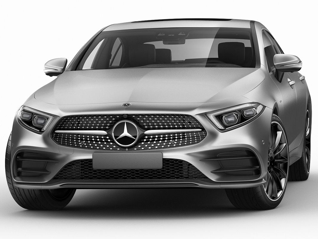 奔驰CLS 2019 AMG小汽车外观设计3D模型素材 Mercedes CLS AMG 2019 Edition 3D Model_img_2