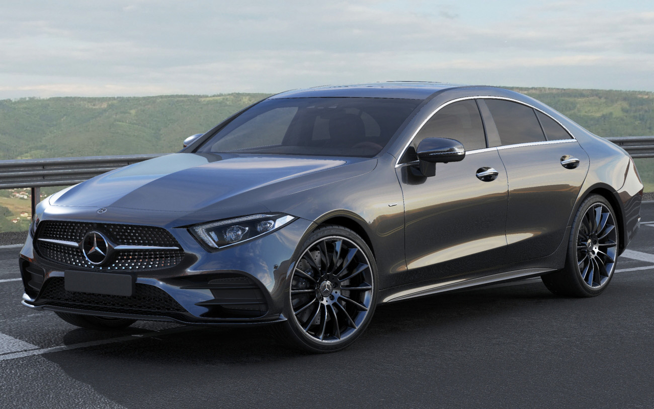 奔驰CLS 2019 AMG小汽车外观设计3D模型素材 Mercedes CLS AMG 2019 Edition 3D Model_img_2