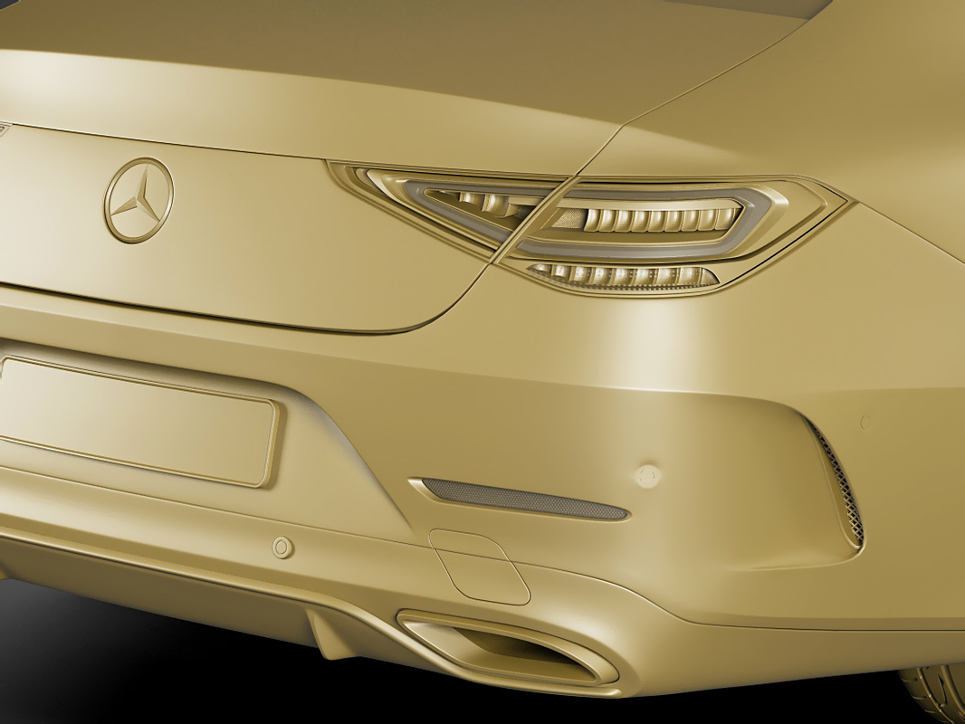 奔驰CLS 2019 AMG小汽车外观设计3D模型素材 Mercedes CLS AMG 2019 Edition 3D Model_img_2