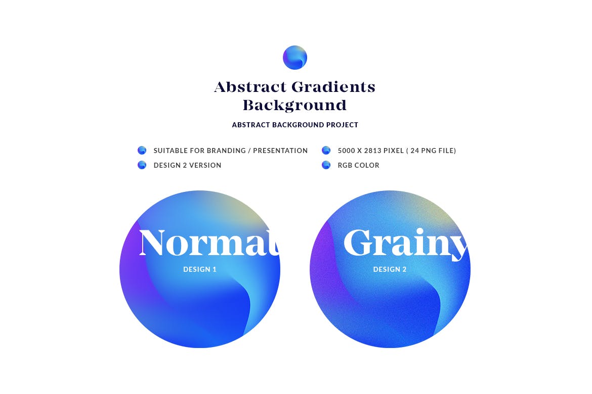 潮流抽象虹彩渐变噪点海报设计背景图片素材 Abstract Gradients Background_img_2