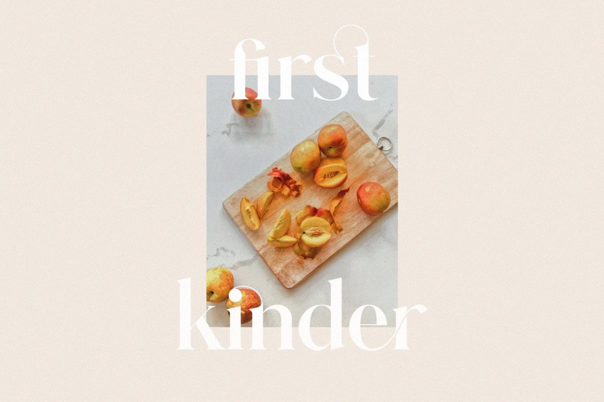 优雅别致杂志社交媒体徽标logo设计衬线英文字体素材 Glitten - Ligature Serif Font_img_2