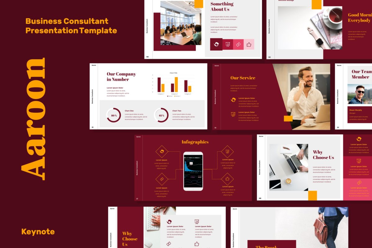 现代独特业务顾问演示文稿主题演讲设计ppt+Keynote模板 Business Consultant Powerpoint+Keynote Template_img_2