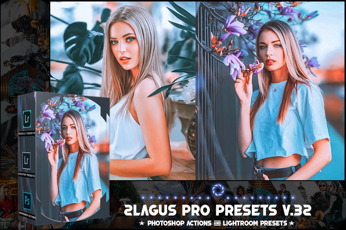 卡通锐化照片处理LR预设模版 PRO Presets - V 32 - Photoshop & Lightroom_img_2