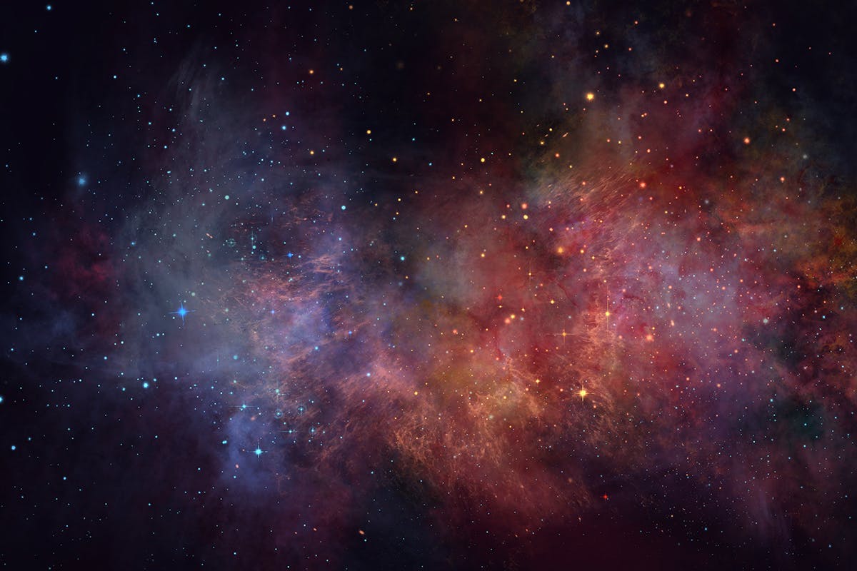 8个高清逼真宇宙太空星系星云背景图片素材 Realistic Nebula Backgrounds 3_img_2