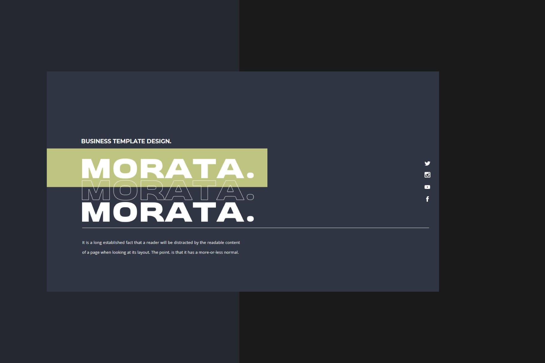 时尚街头摄影作品集图文排版演示文稿设计模板  MORATA Powerpoint Template_img_2