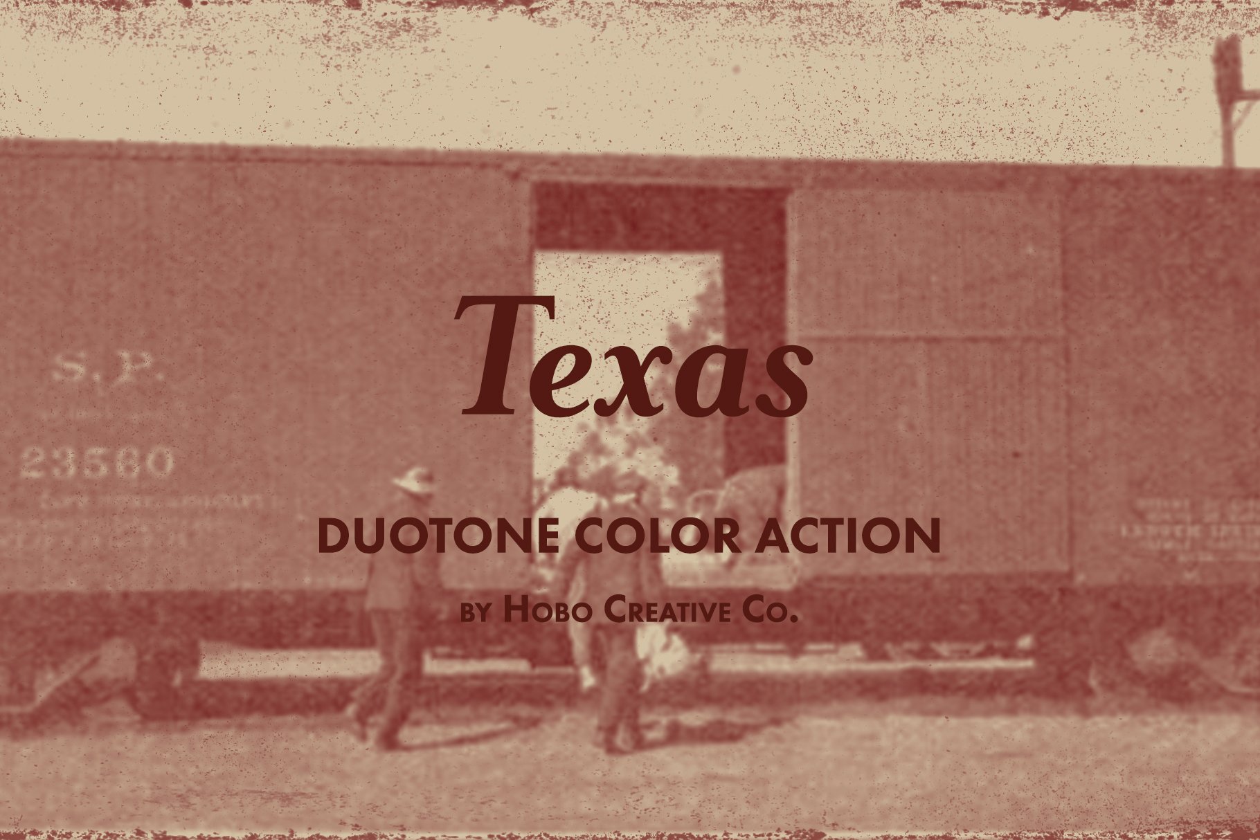 潮流复古做旧双色调照片处理特效PS动作模板 Duotone Color Actions_img_2