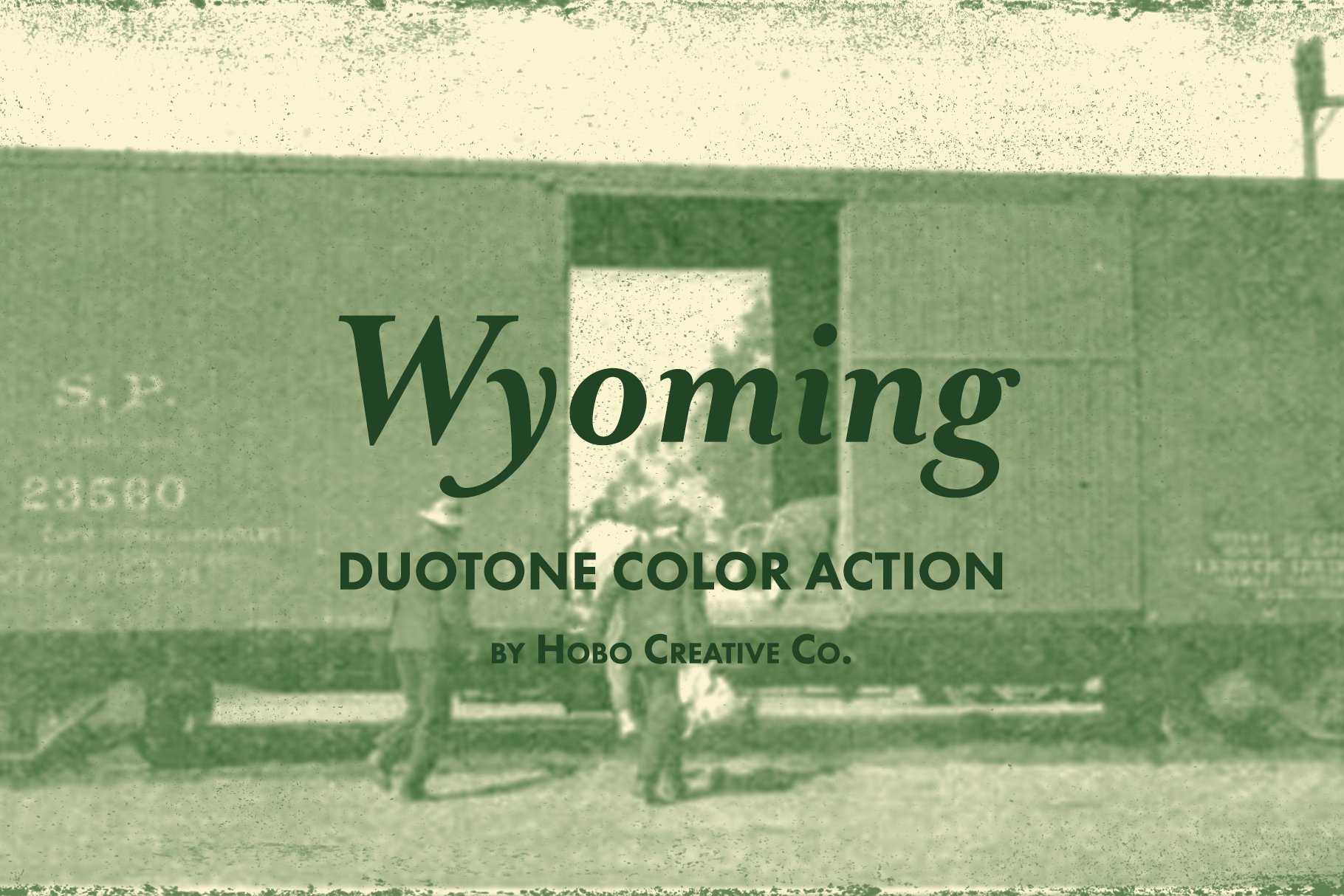 潮流复古做旧双色调照片处理特效PS动作模板 Duotone Color Actions_img_2