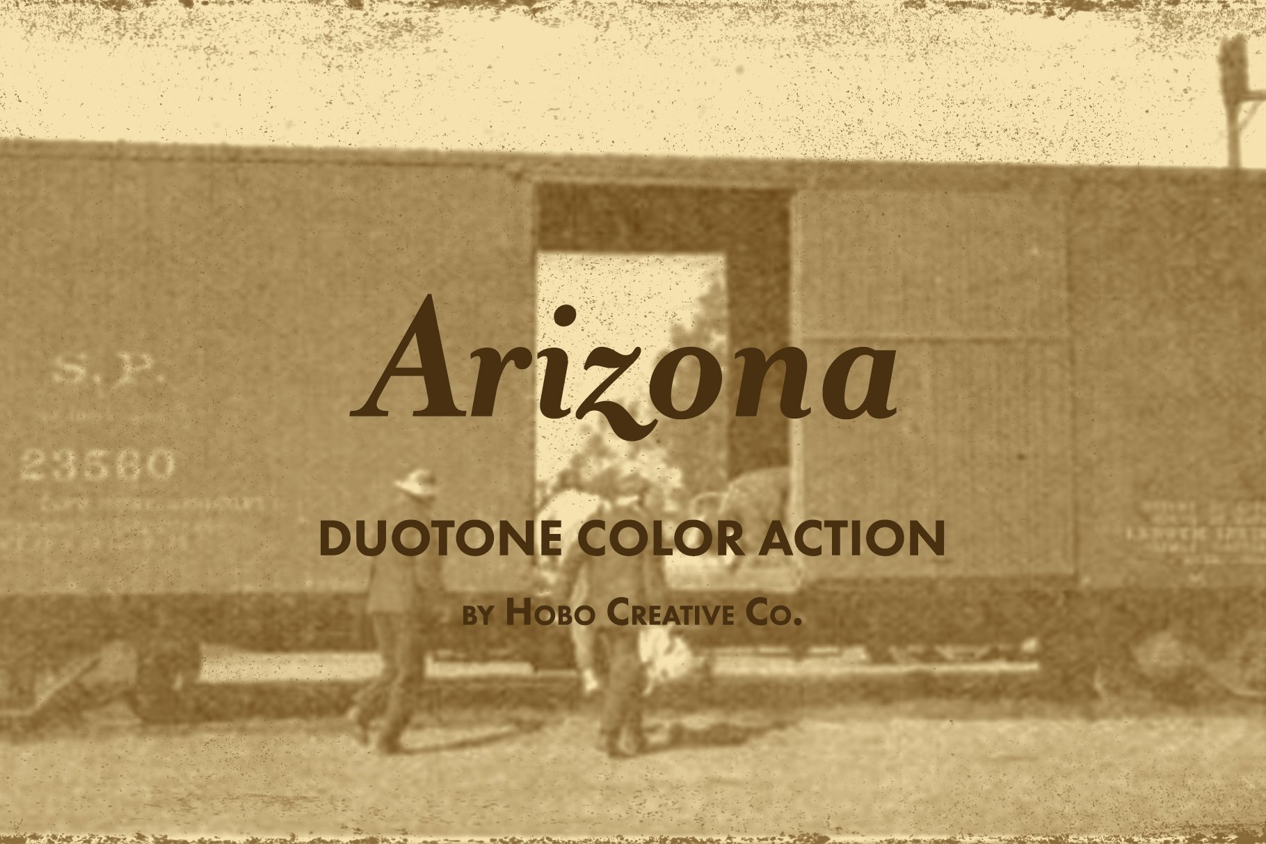 潮流复古做旧双色调照片处理特效PS动作模板 Duotone Color Actions_img_2