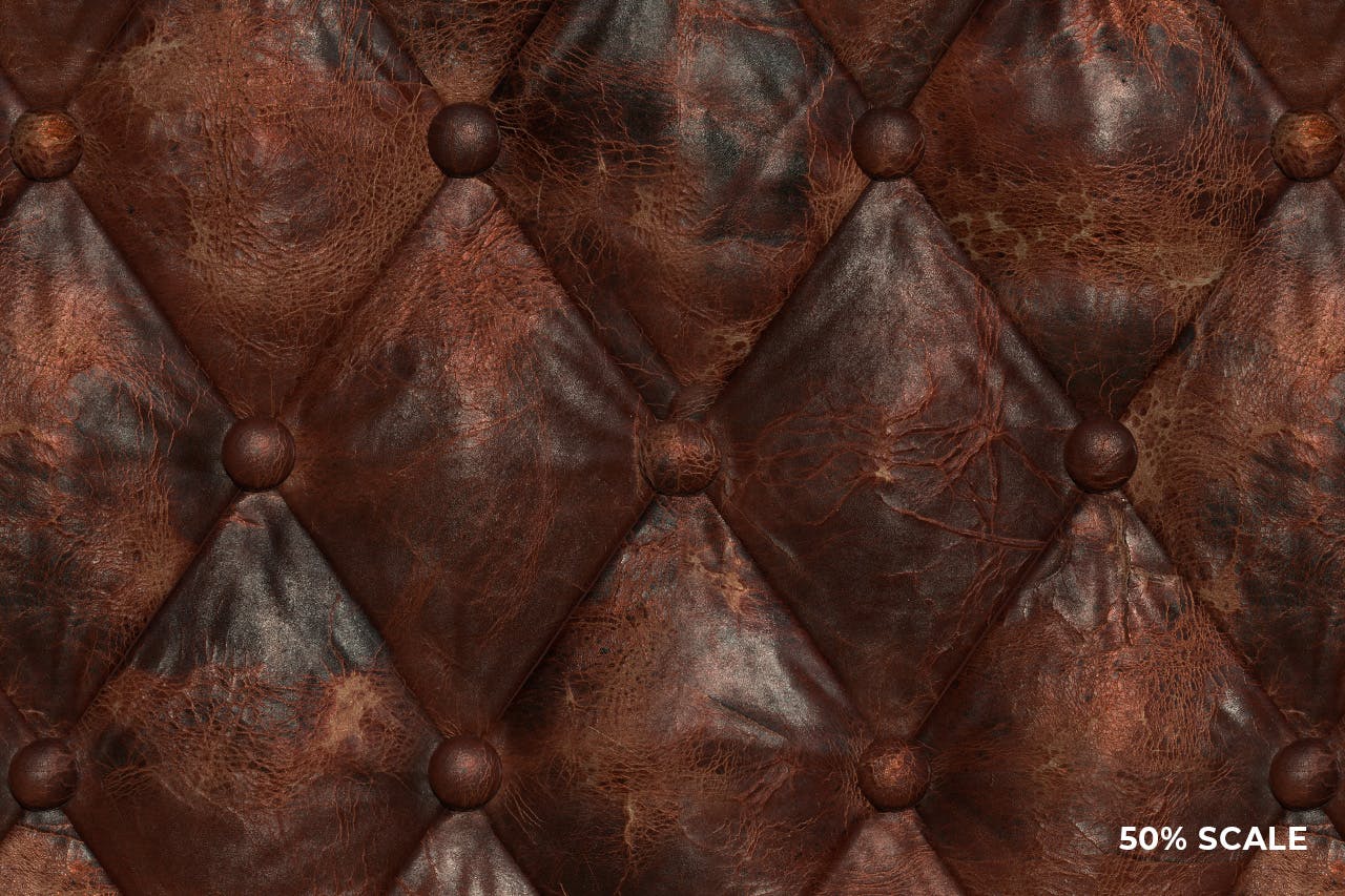 14种逼真铆钉纽扣皮革纹理无缝隙背景图案设计素材 Studded Leather Patterns_img_2