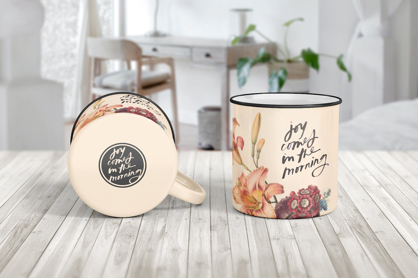 15个时尚搪瓷杯Logo展示贴图样机模板 Enamel Mug Mockup_img_2