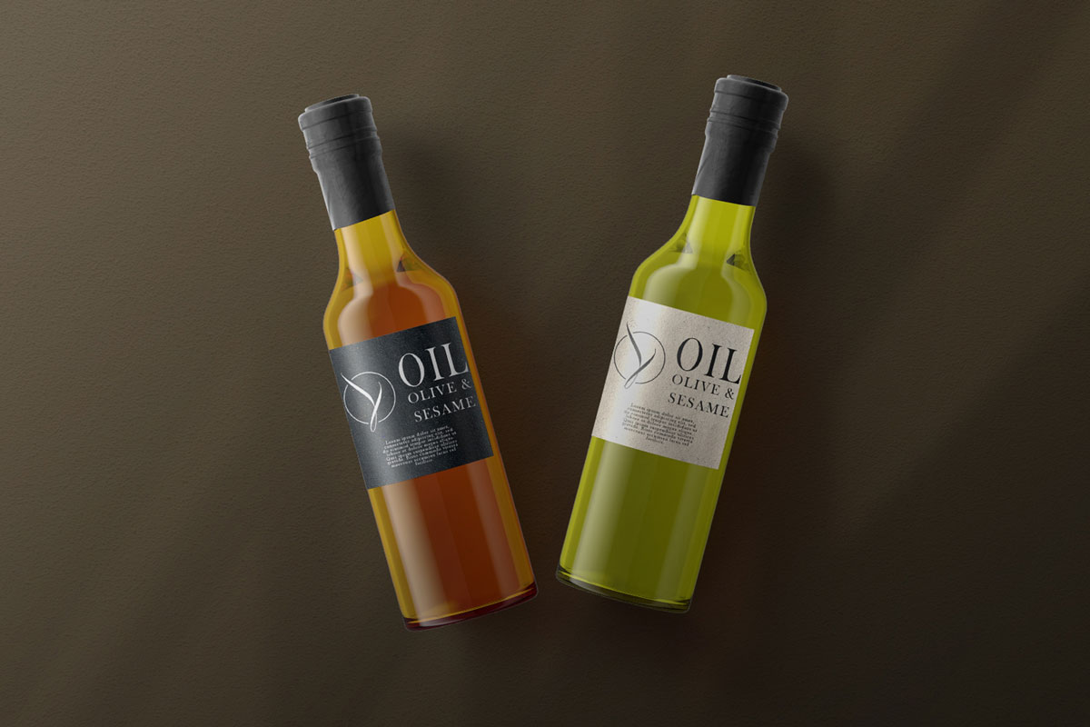 9款时尚橄榄油包装瓶设计贴图样机PSD模板 Oil Olive Bottle Mockup_img_2