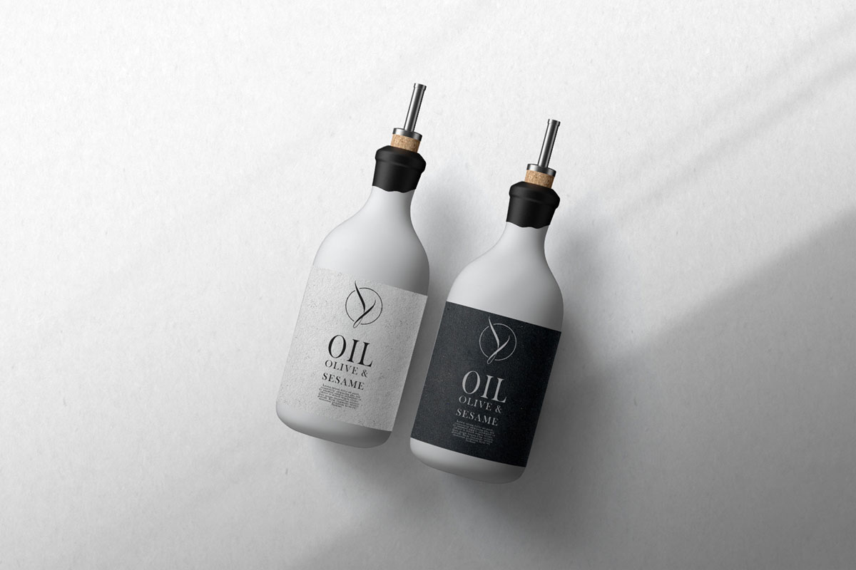 9款时尚橄榄油包装瓶设计贴图样机PSD模板 Oil Olive Bottle Mockup_img_2