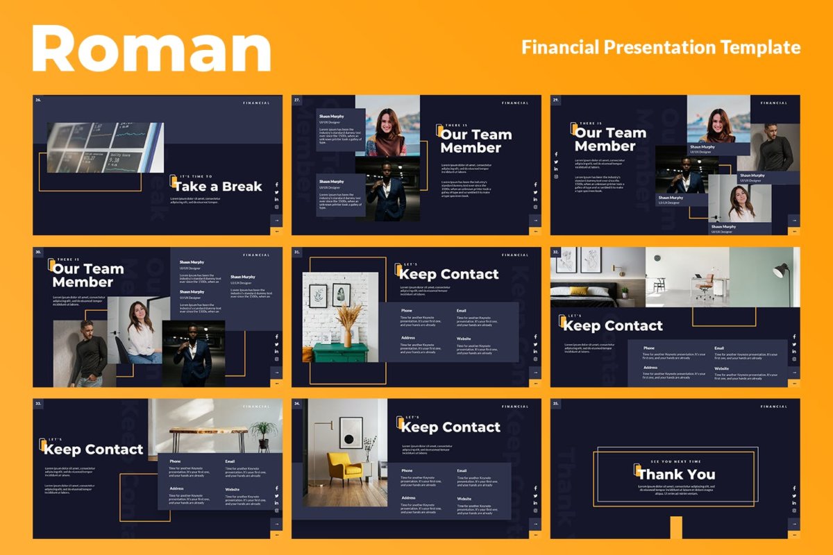 现代独特金融投资营销策划图文排版演示文稿设计模板 Financial & Investment Powerpoint Template_img_2