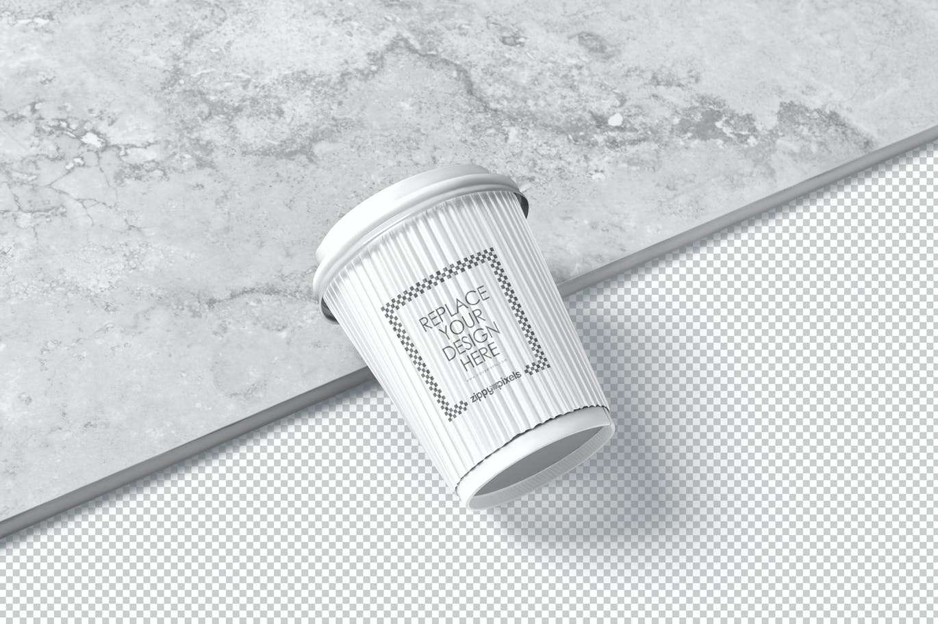 一次性咖啡纸杯设计样机模板 Disposable Coffee Cup Mockups_img_2