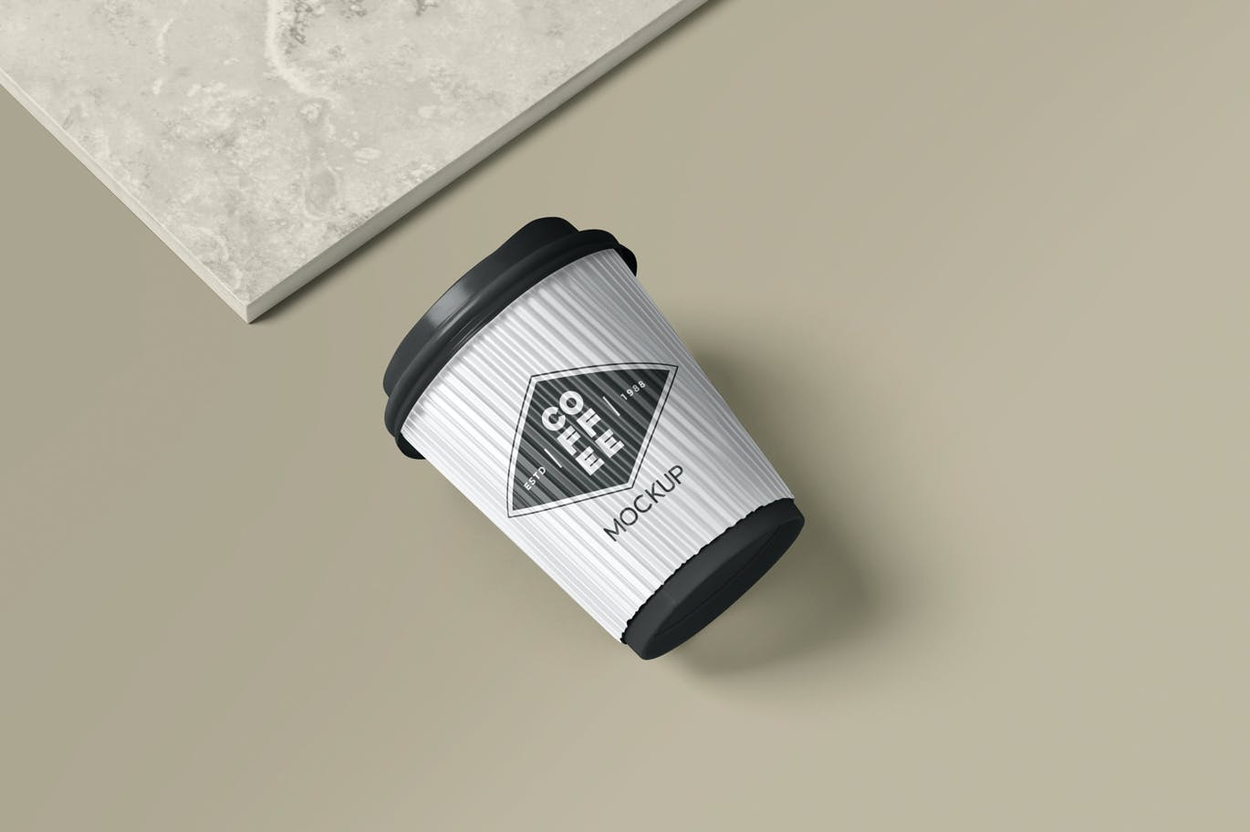 一次性咖啡纸杯设计样机模板 Disposable Coffee Cup Mockups_img_2