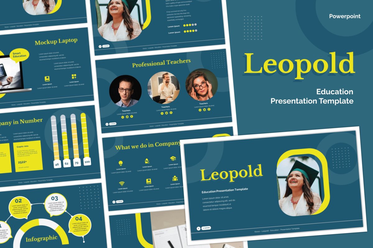 现代专业教育主题提案简报演示文稿设计ppt模板 Education Powerpoint Presentation Template_img_2