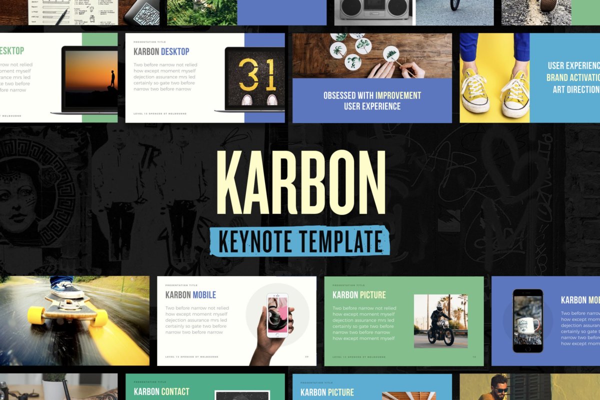 多用途演示文稿设计Keynote模版 Karbon — Keynote Presentation Template_img_2