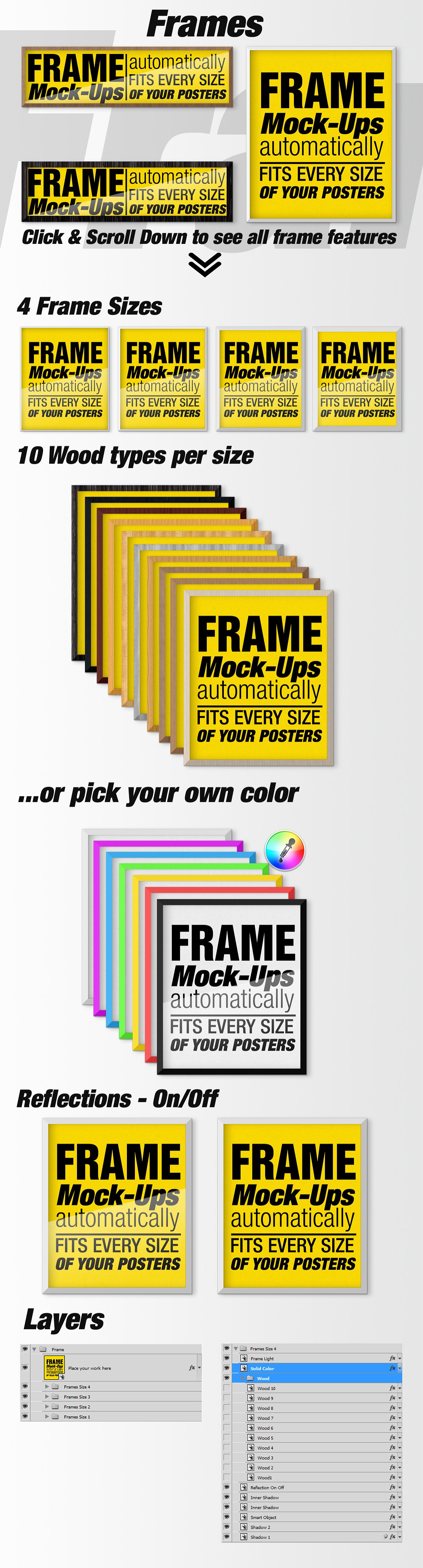 逼真室内艺术品相片展示画布相框样机模板 Canvas Mockups - Frames Mockups v 78_img_2