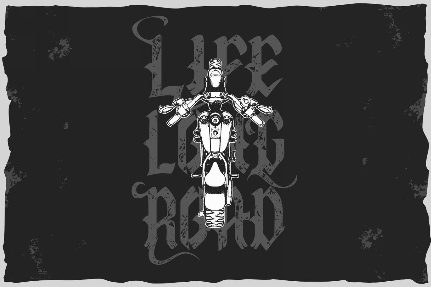 复古哥特式标题徽标Logo设计衬线英文字体素材 Old Biker Font_img_2
