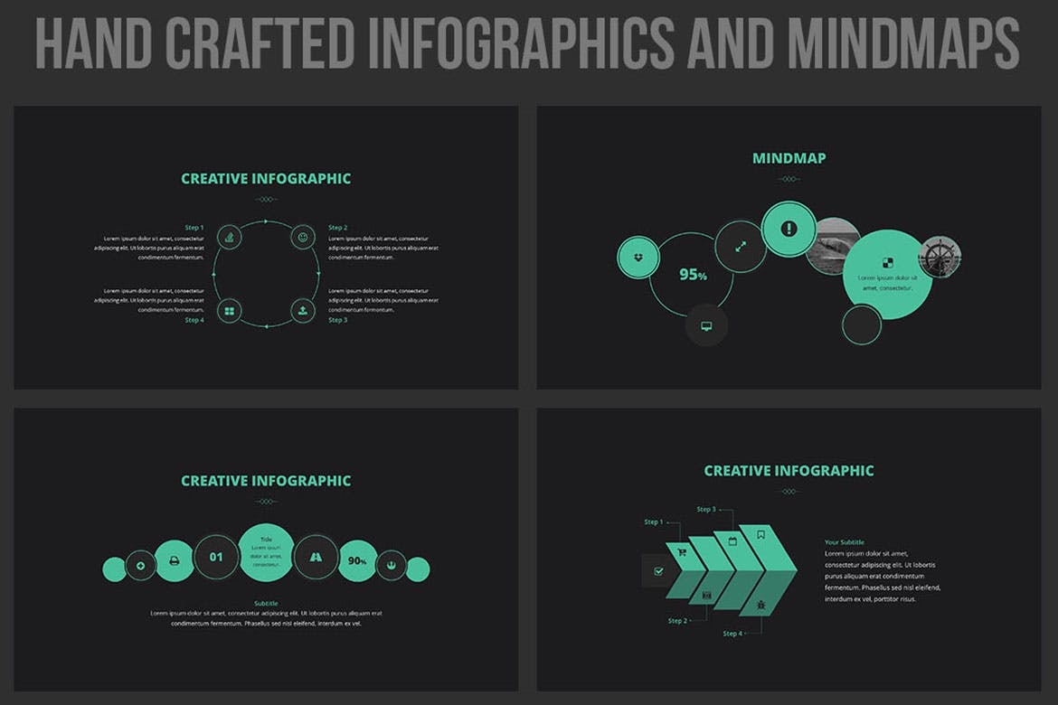 时尚优雅摄影作品集演示文稿设计Powerpoint+Keynote模板 Mirage Presentation Template_img_2