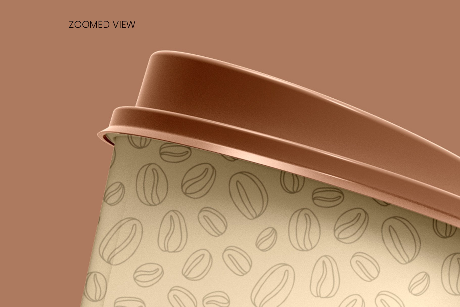 8个一次性咖啡外卖纸杯设计贴图样机模板 Coffee Cup Mockup - 8 views_img_2