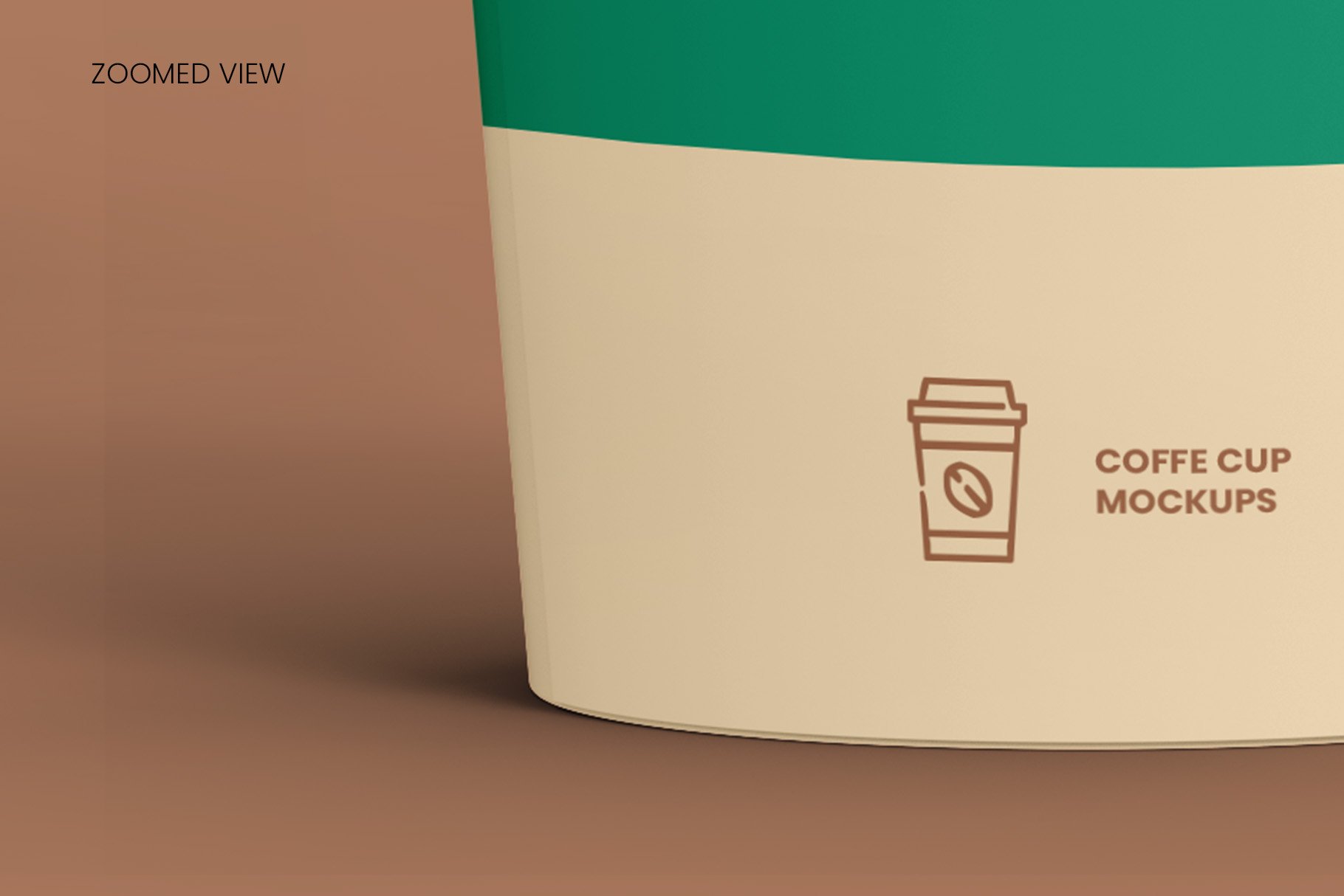 8个一次性咖啡外卖纸杯设计贴图样机模板 Coffee Cup Mockup - 8 views_img_2