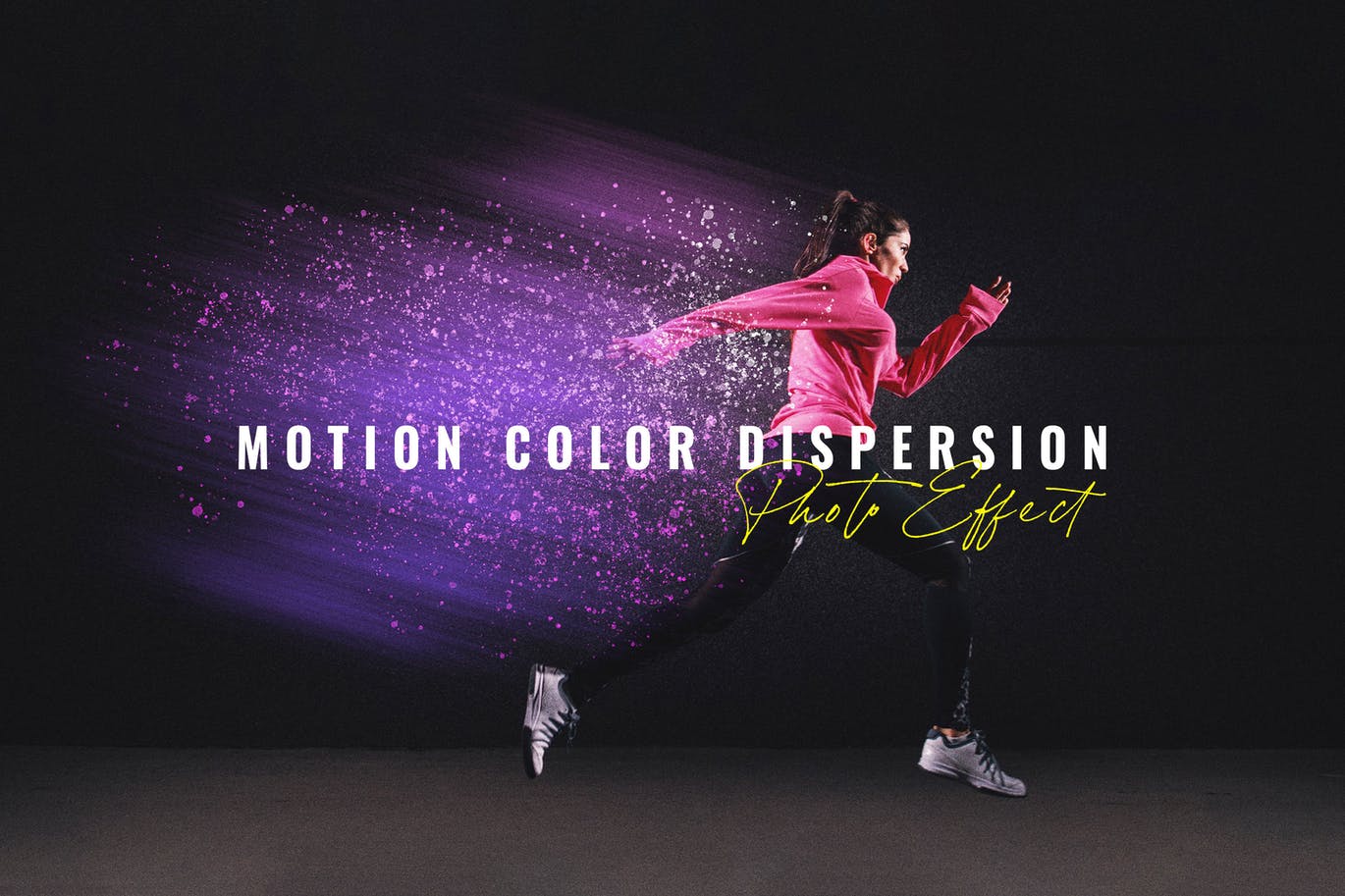 炫酷运动色散照片效果PS样式模板 Motion Color Dispersion Photo Effect_img_2