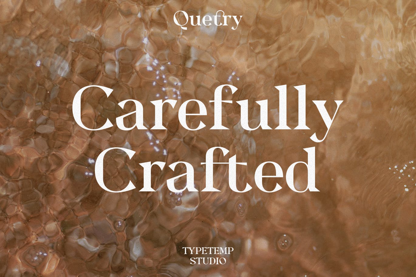 现代优雅杂志海报标题徽标Logo设计衬线英文字体素材 Quetry Serif Display_img_2