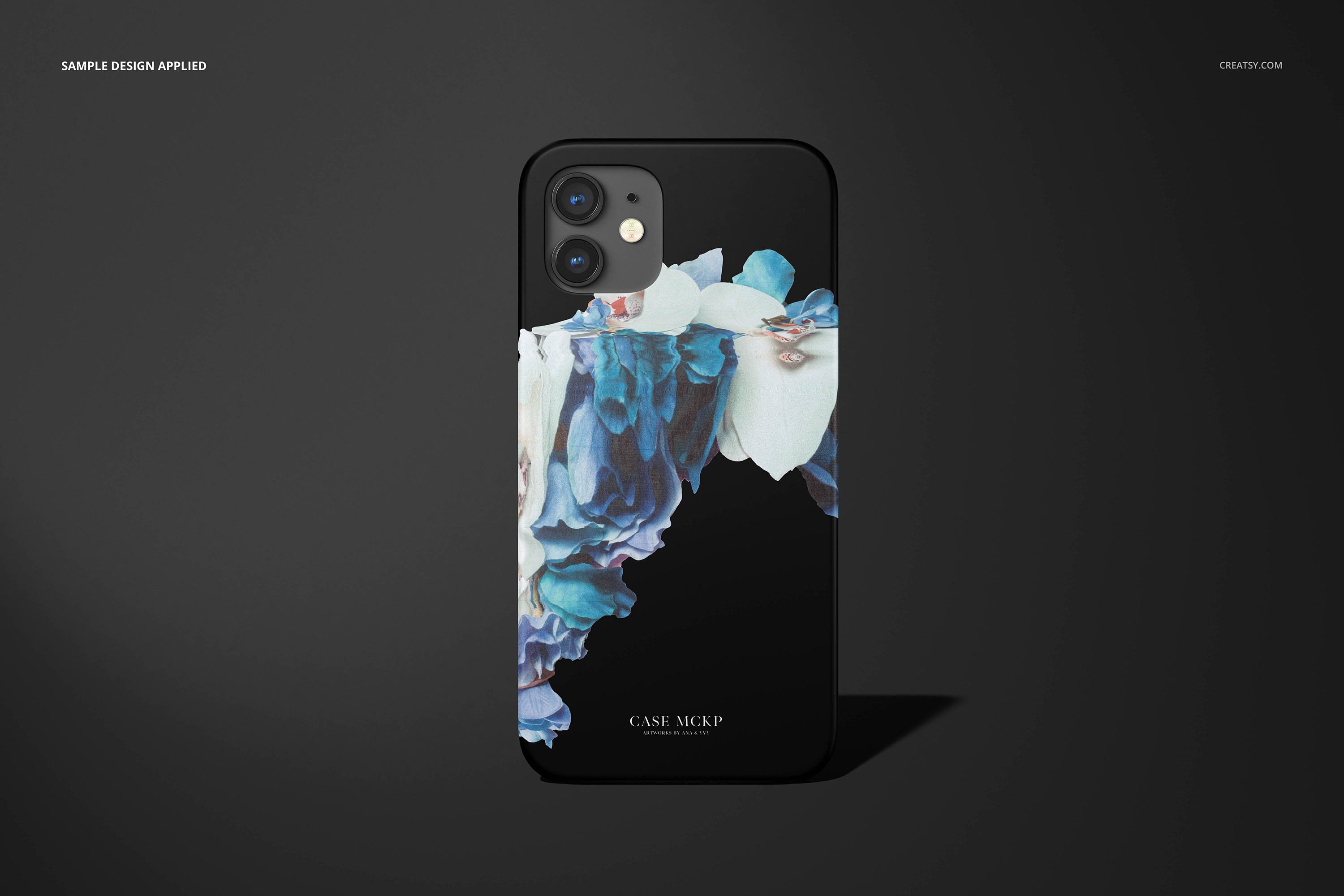 26款时尚磨砂iPhone 12手机保护壳外观设计PSD样机模板 iPhone 12 Matte Snap Case 1 Mockup_img_2