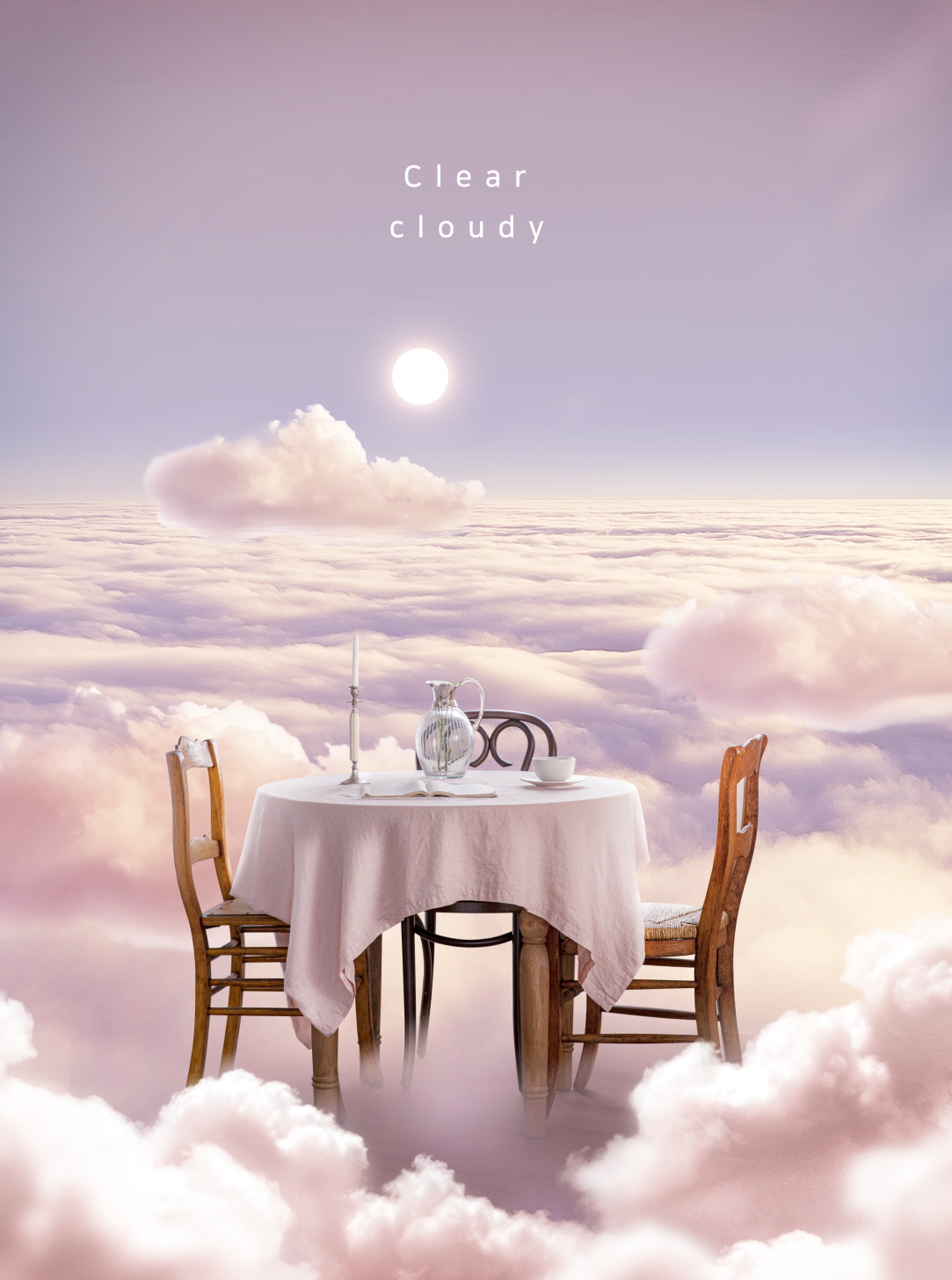 14款创意梦幻唯美白云云朵企业主视觉KV展板海报设计PSD模版 Cloud Sale Poster Template_img_2