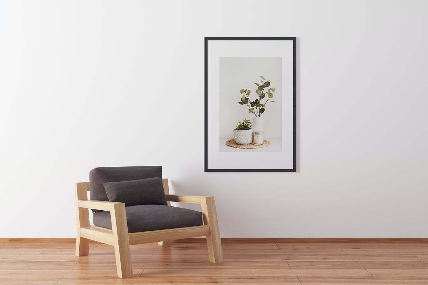 极简室内海报相片展示相框样机模板素材 Minimalist Frame Mockups_img_2