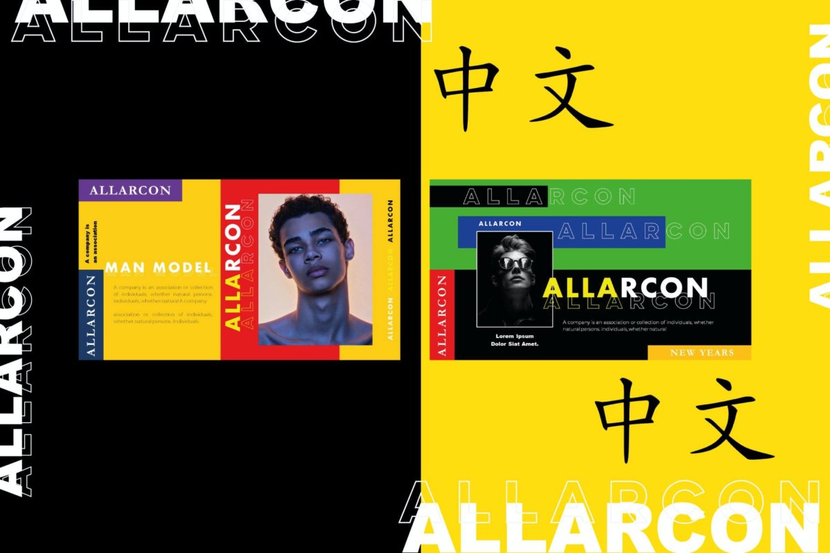 潮流炫彩企业营销策划提案简报演示文稿设计模板 Allarcon - Powerpoint Template_img_2