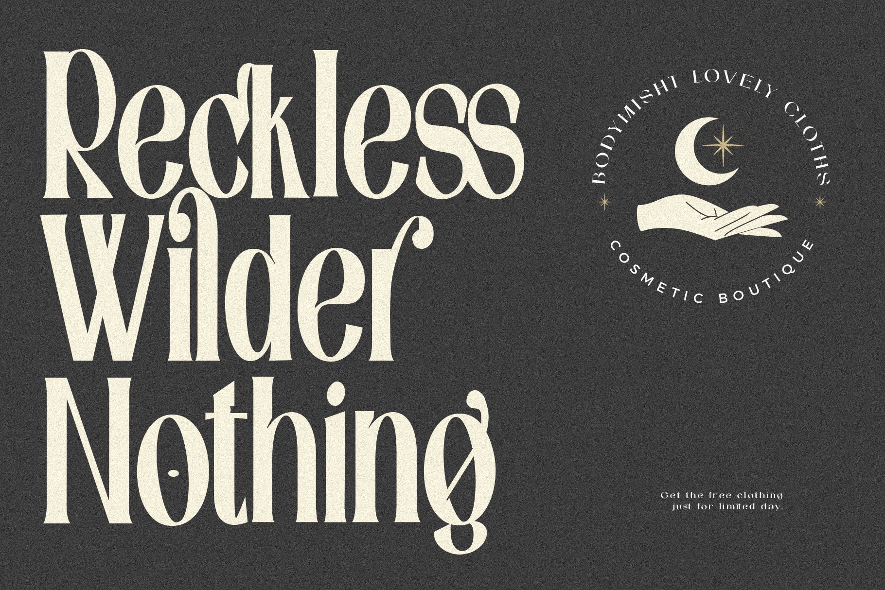 时尚现代杂志海报标题品牌徽标Logo设计衬线英文字体素材 Catilde Modern Sans Serif_img_2