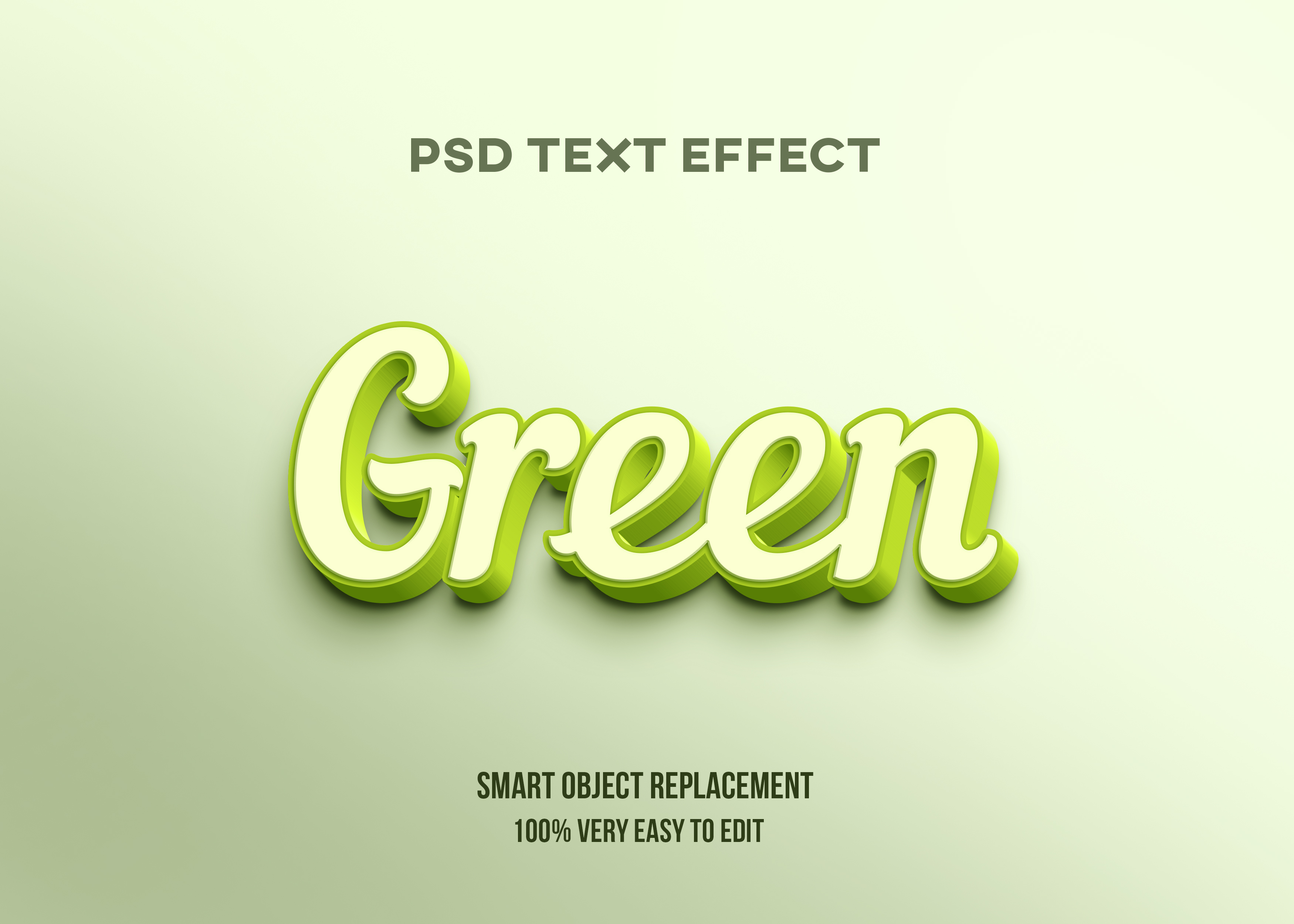 60款炫彩3D立体Logo海报标题特效字体设计Ps样机素材 3D Text Effect Bundle_img_2