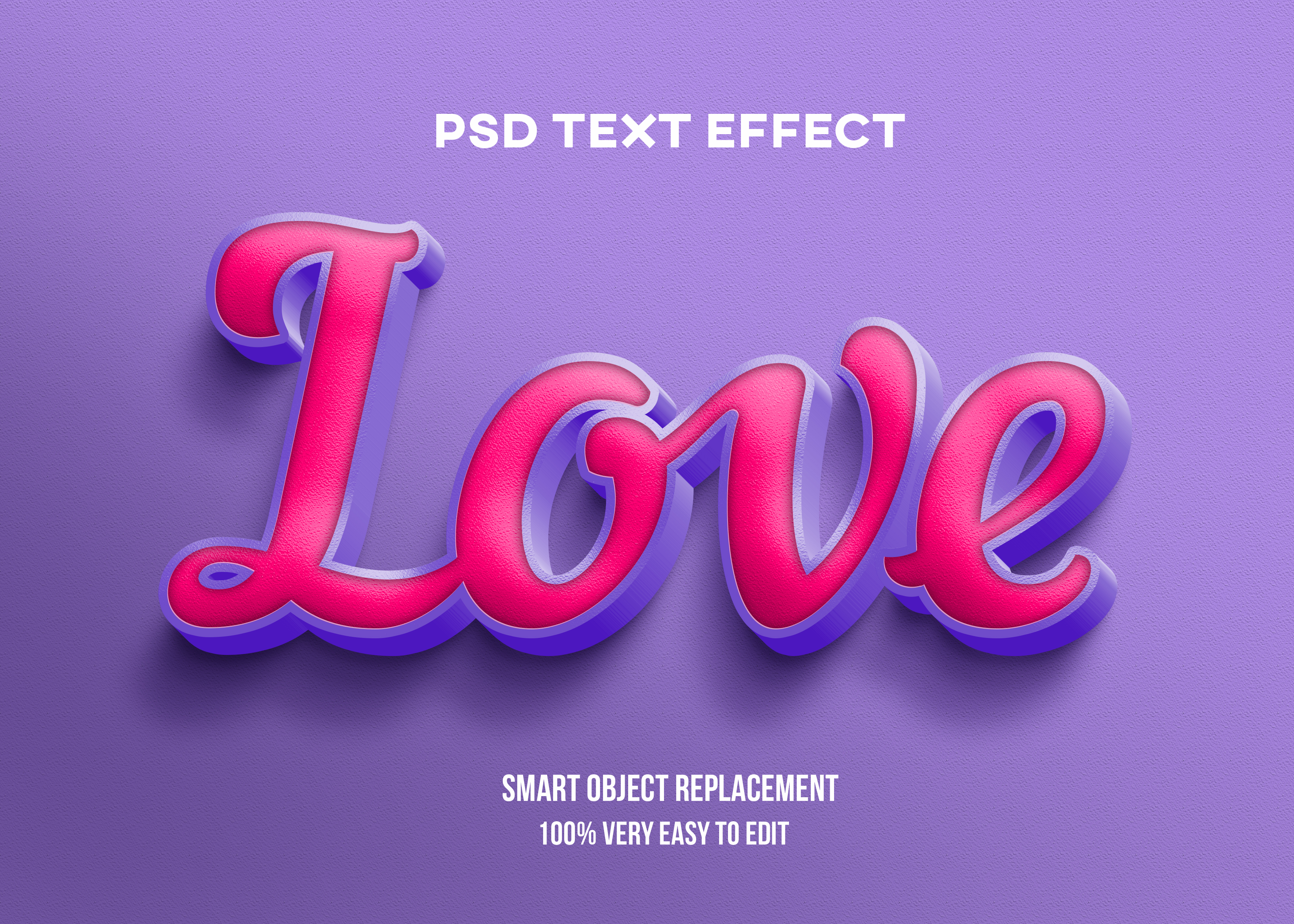 60款炫彩3D立体Logo海报标题特效字体设计Ps样机素材 3D Text Effect Bundle_img_2