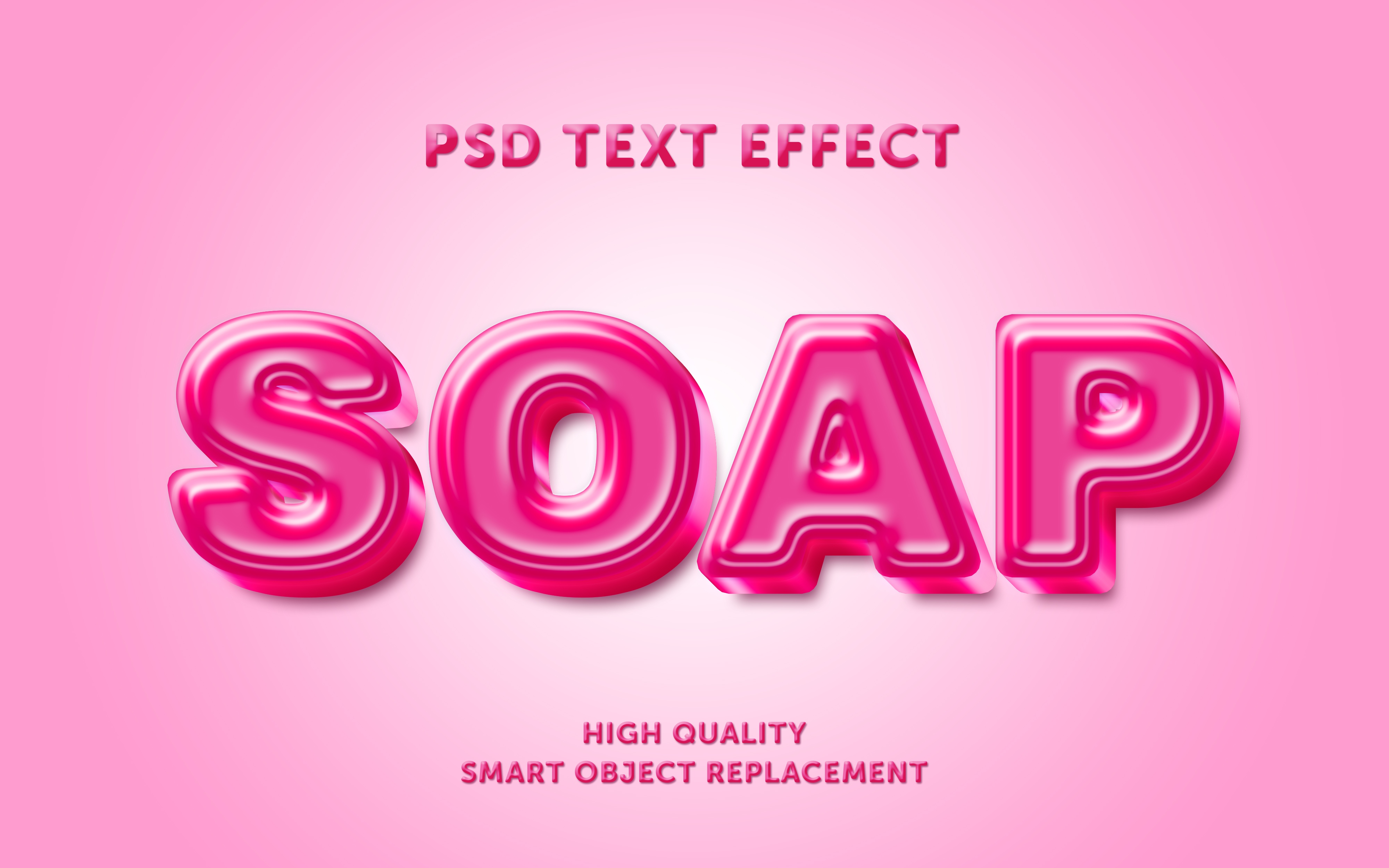 60款炫彩3D立体Logo海报标题特效字体设计Ps样机素材 3D Text Effect Bundle_img_2