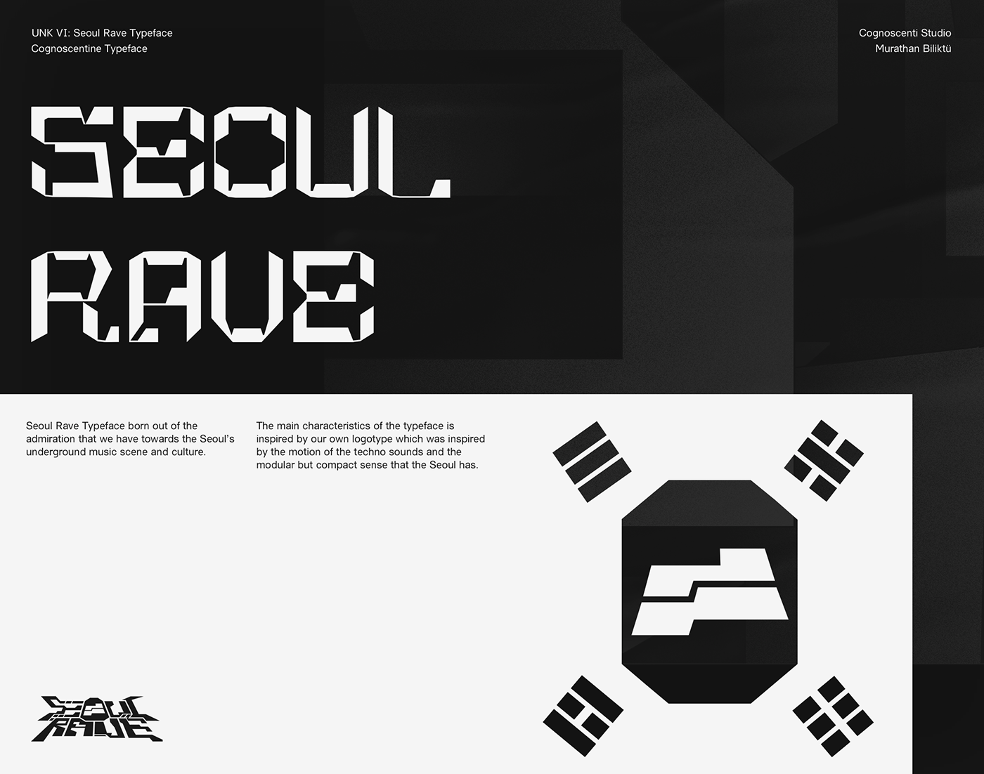 潮流逆反差机械科技标题Logo设计无衬线英文字体素材 Seoul Rave Typefac_img_2