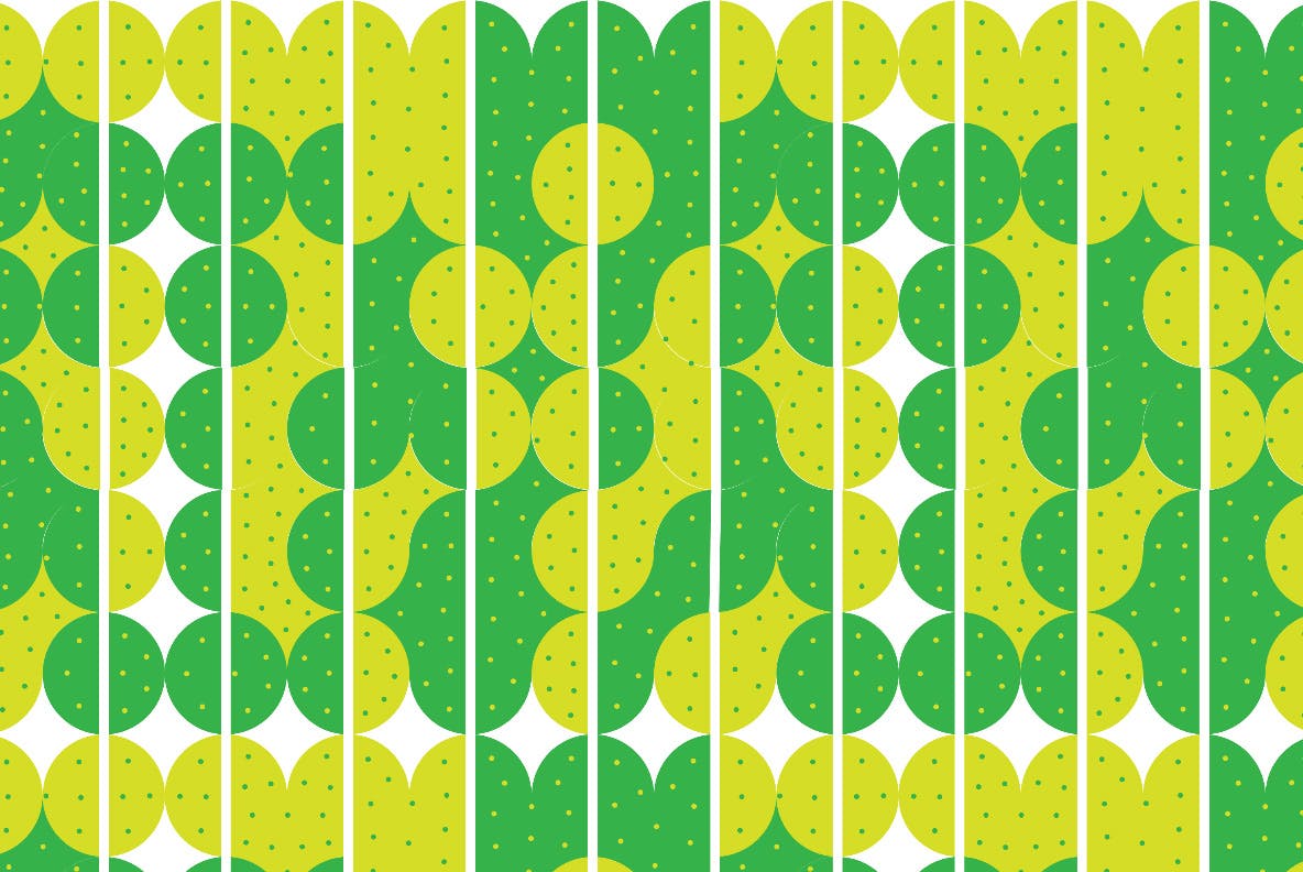 13款现代点状几何拼贴无缝图案背景矢量设计素材 Dot 13 Seamless Vector Patterns_img_2