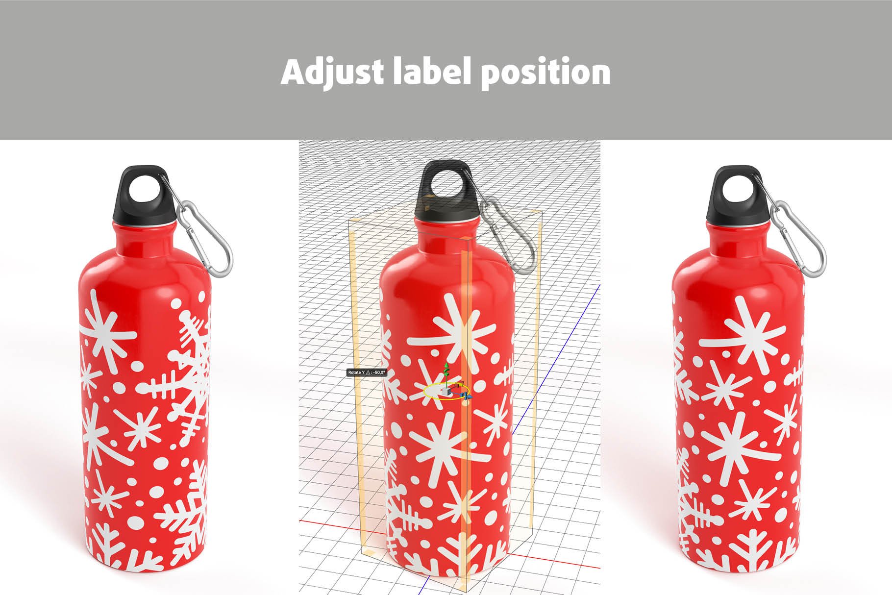 5款不锈钢保温水杯设计智能贴图样机模板 Aluminium Water Bottle Mock-Up_img_2