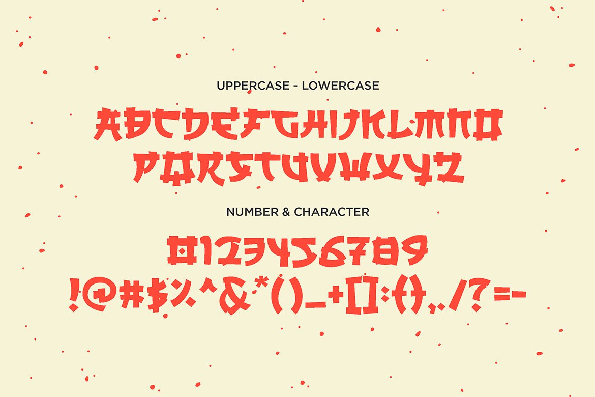 现代时尚日语显示杂志海报标题Logo设计无衬线字体素材 Saikyo Font_img_2