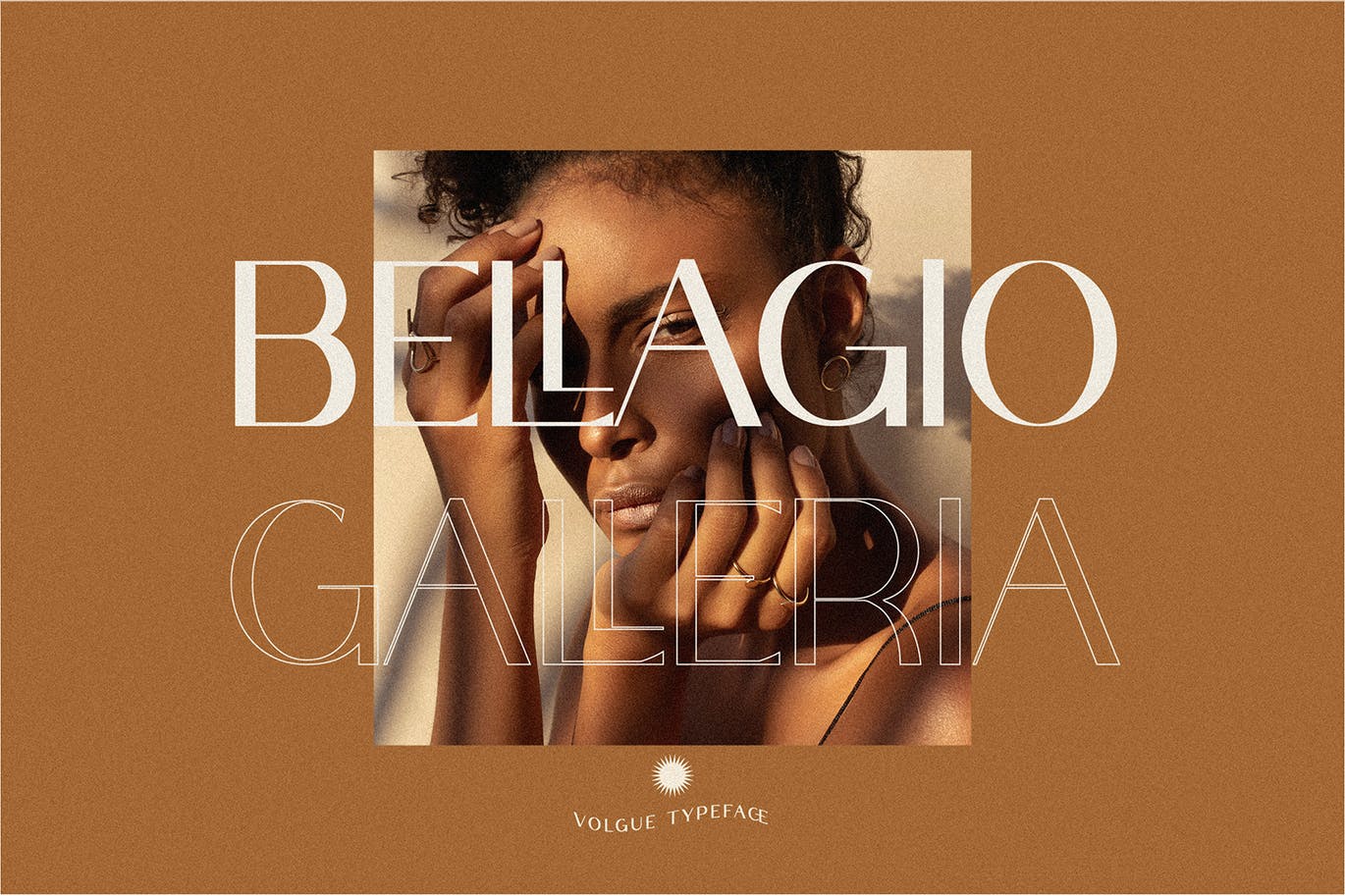 现代经典奢华徽标Logo杂志海报标题设计衬线英文字体素材 Volgue - Chic Modern Typeface_img_2