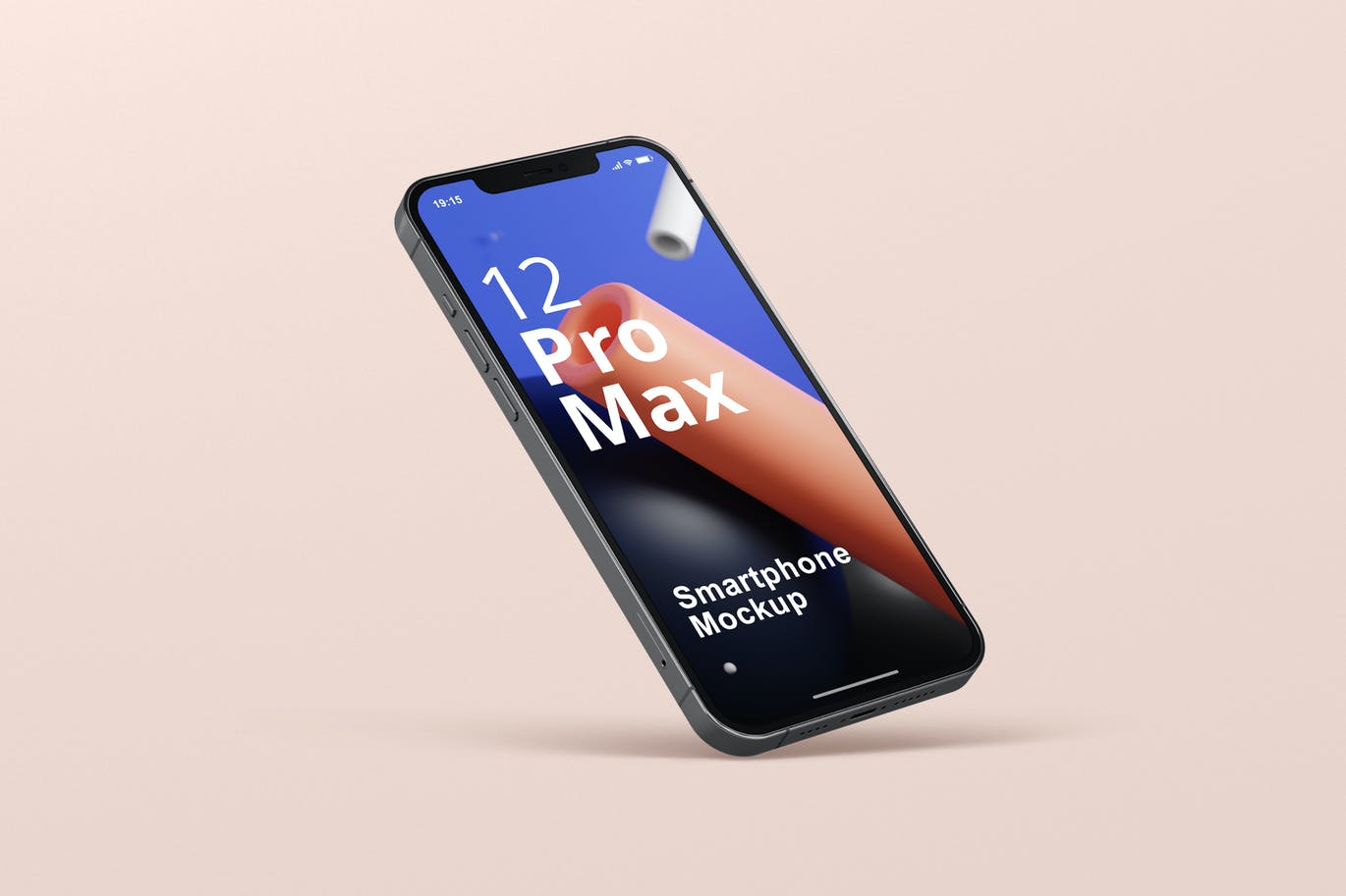 时尚APP界面设计iPhone 12 Pro Max手机屏幕演示样机 Phone 12 Pro Max Mockup_img_2