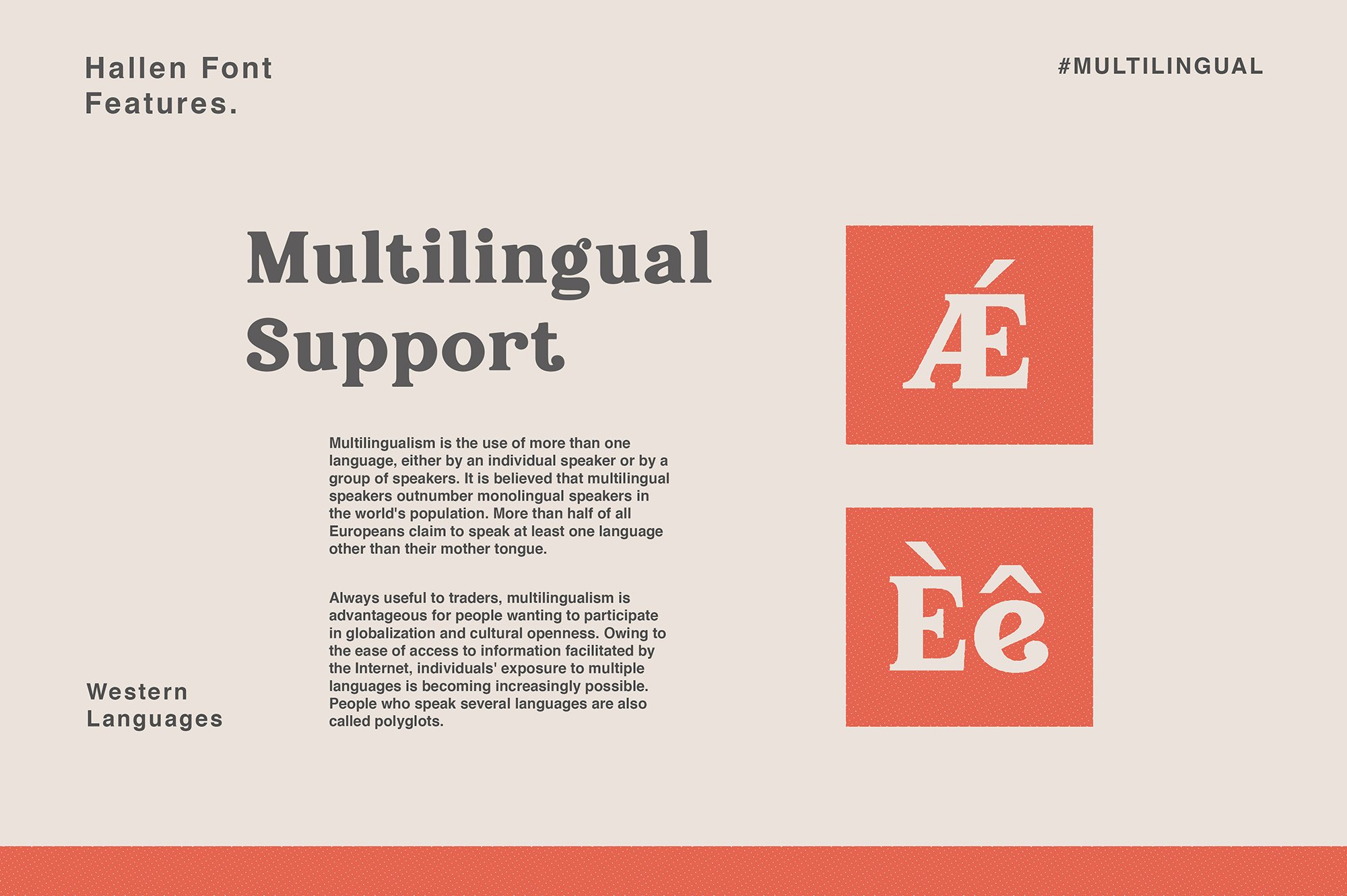 现代经典杂志海报标题Logo设计衬线英文字体下载 Hallen Font_img_2