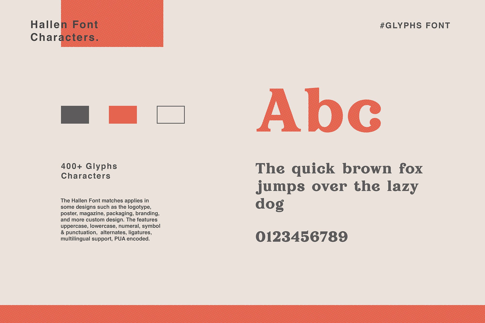 现代经典杂志海报标题Logo设计衬线英文字体下载 Hallen Font_img_2