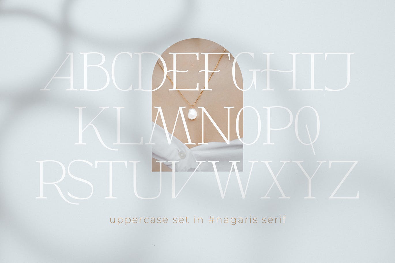 现代优雅品牌标题Logo设计衬线英文字体素材 Nagaris Serif Display_img_2