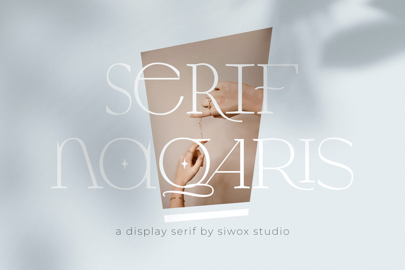 现代优雅品牌标题Logo设计衬线英文字体素材 Nagaris Serif Display_img_2
