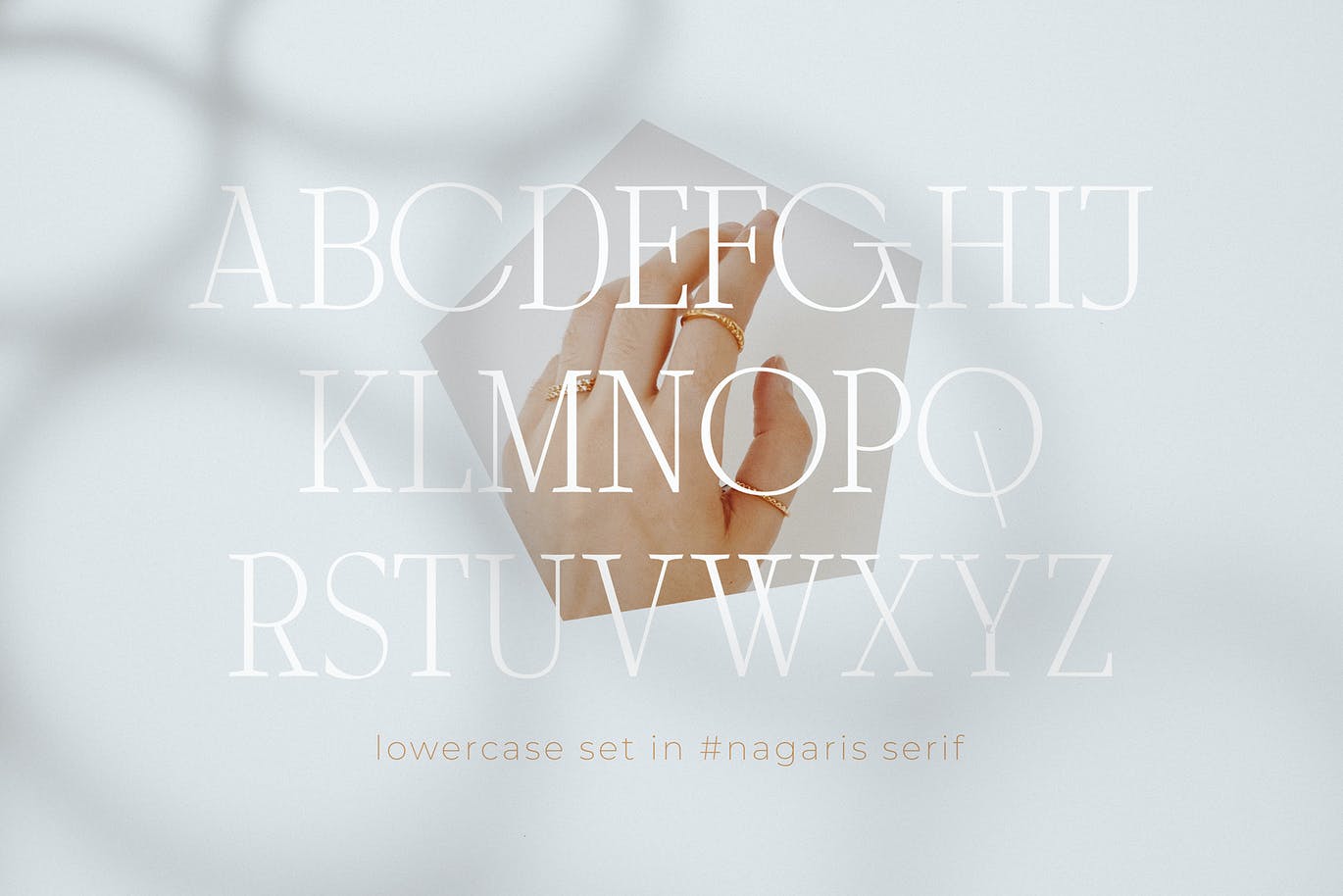 现代优雅品牌标题Logo设计衬线英文字体素材 Nagaris Serif Display_img_2