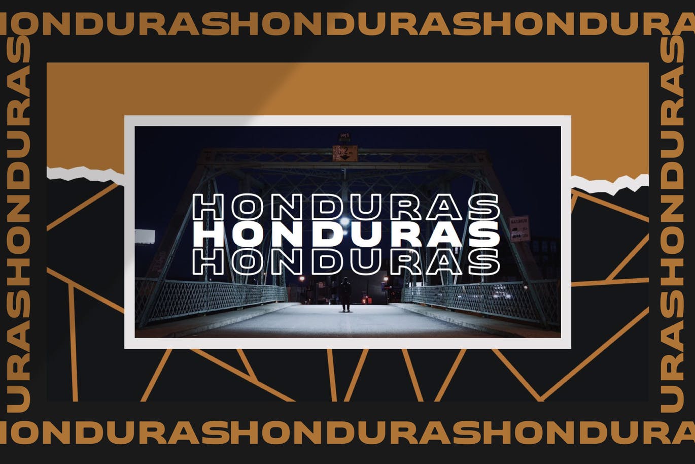 潮流撕纸效果品牌营销设计提案简报演示文稿模板素材 HONDURAS Bundle Presentation Template_img_2