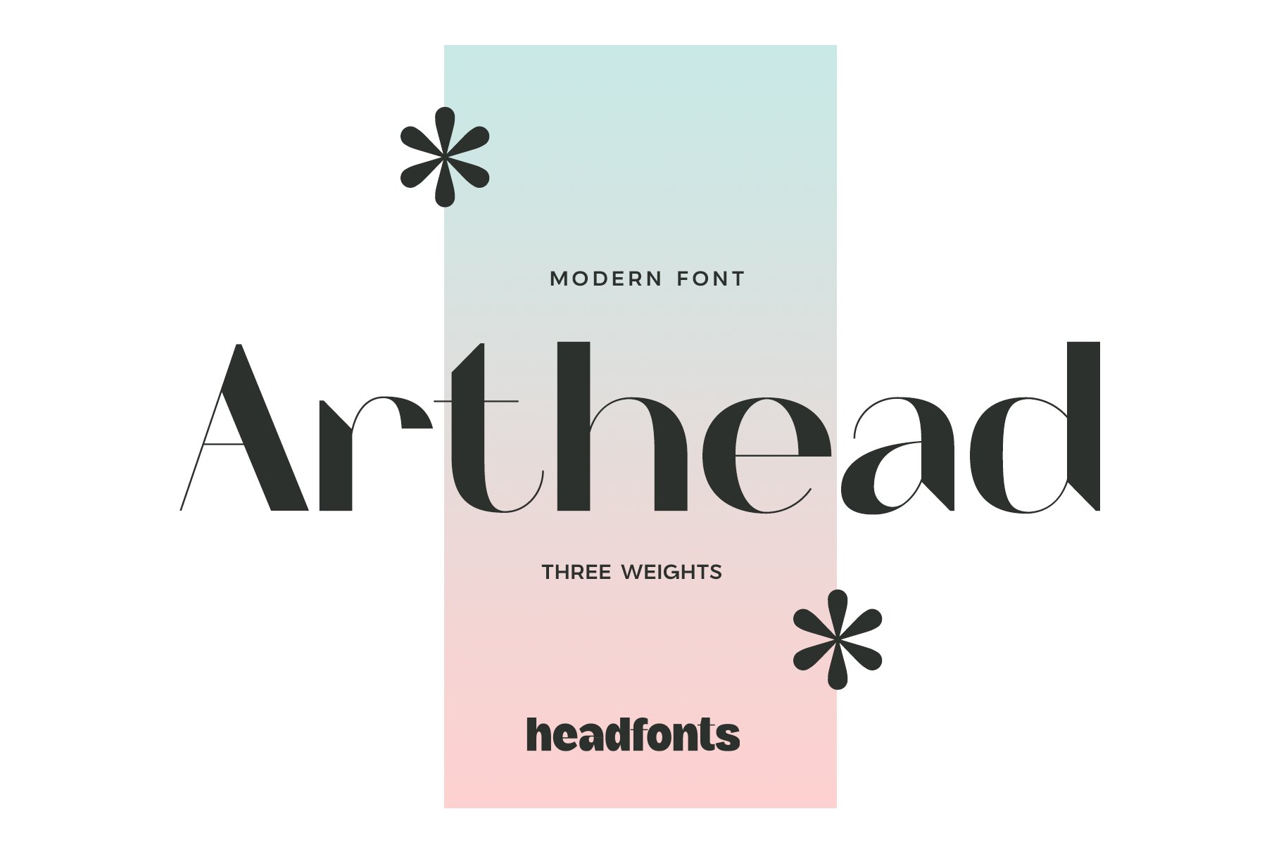 现代优雅杂志标题Logo设计无衬线英文字体素材 Arthead Modern Sans Serif_img_2